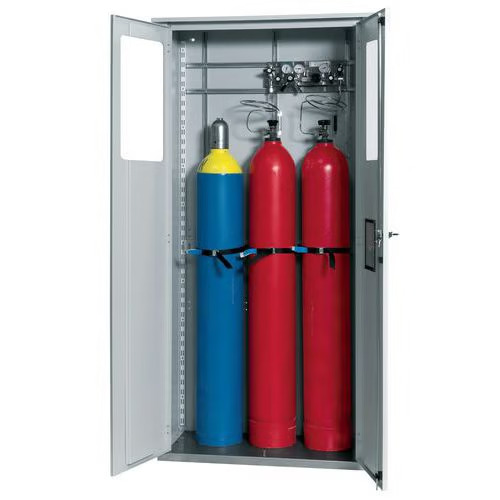 gas cylinder cabinet with window g od – asecos