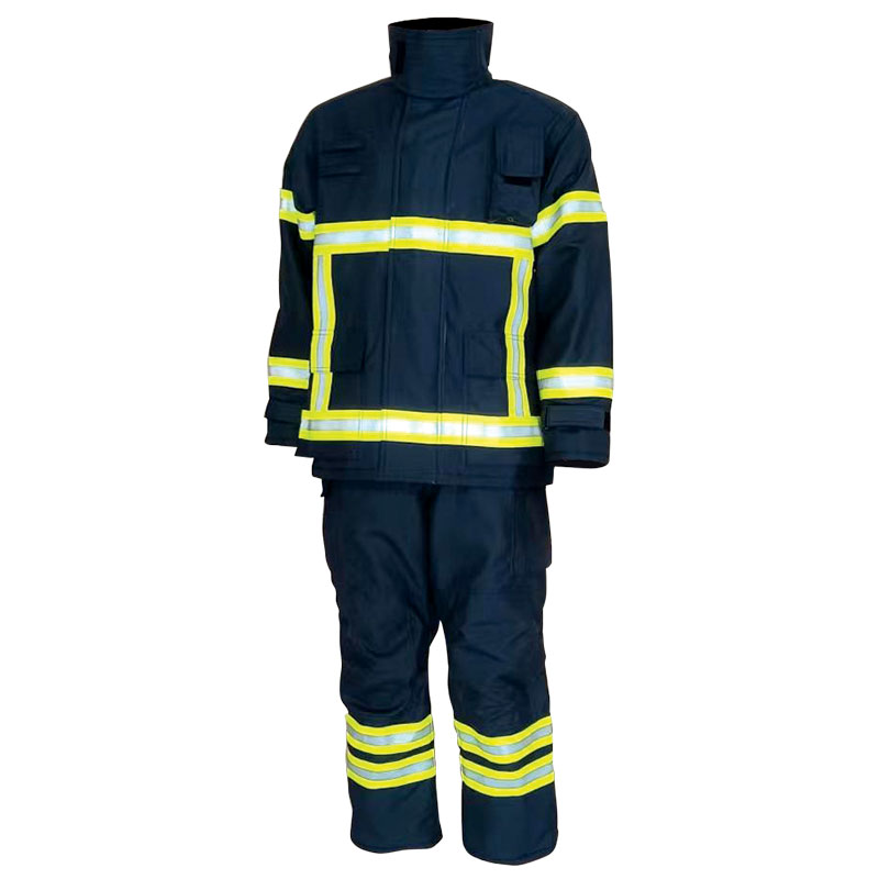 lalizas antipiros fireman’s jacket & trousers, blue, solas/med, en469:2020