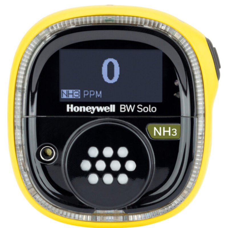 Honeywell BW Solo NH₃ Standard 0–100 ppm – Portable Ammonia Gas Detector